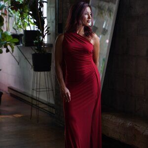 Ralph Lauren Red Evening Gown Size 2-4